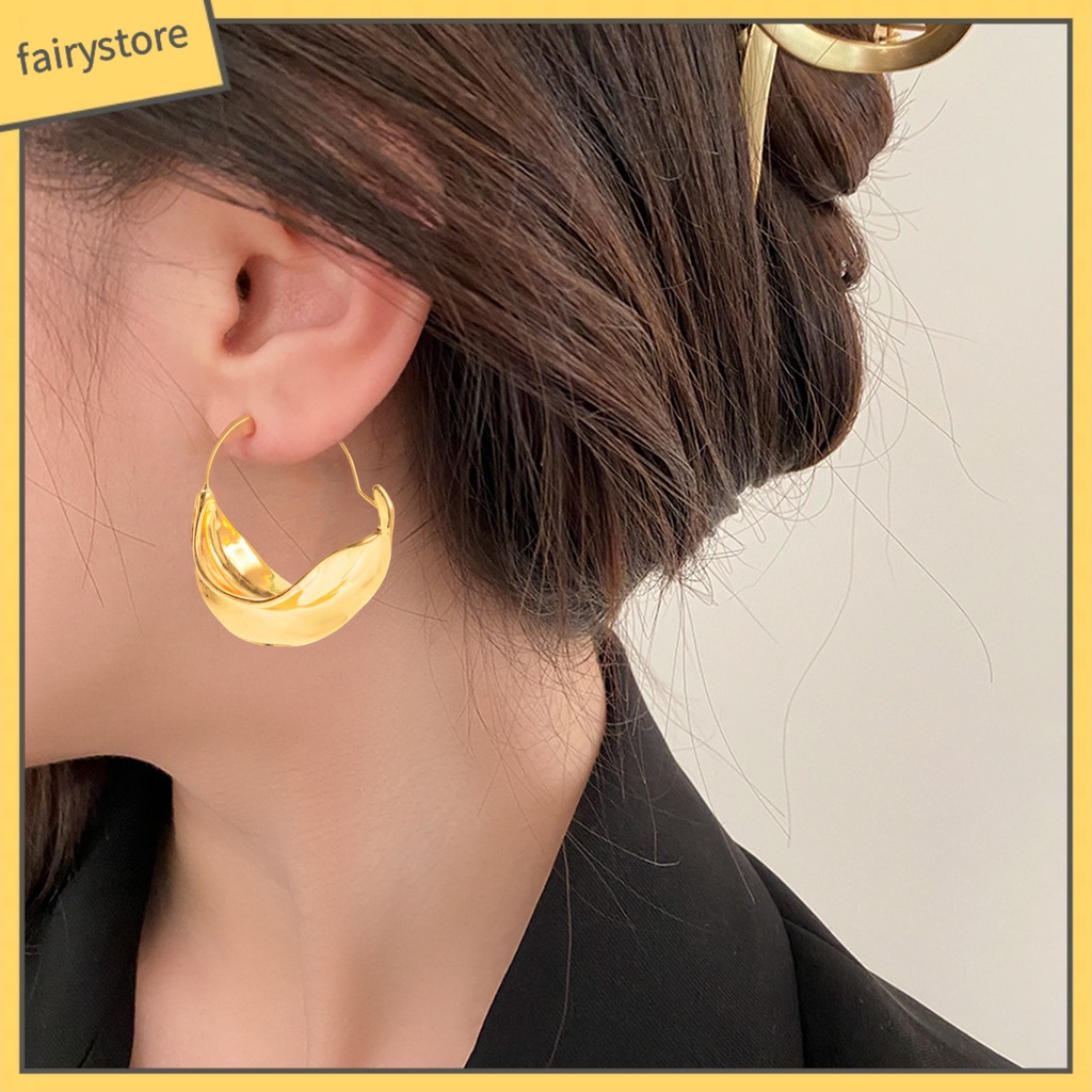 1 Đôi Bông Tai Hình Tròn Họa Tiết Hoa Phong Cách Vintage Dành Cho Nữ