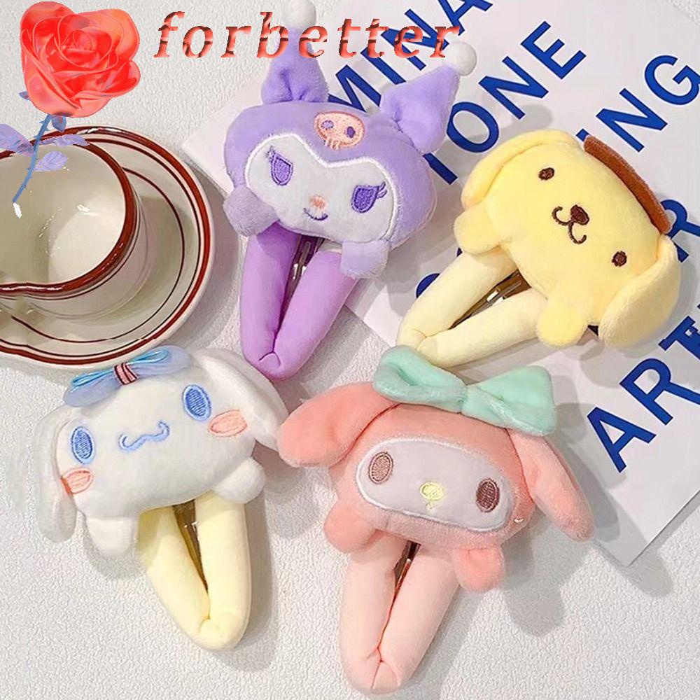 Kẹp Tóc Mỏ Vịt Họa Tiết Kuromi Bangs Hoạt Hình Ngọt Ngào Đáng Yêu Dành Cho Bạn Nữ