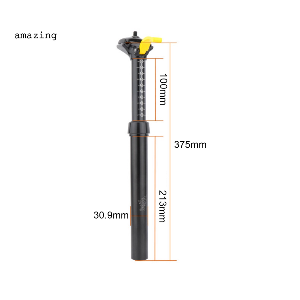 Thanh Nâng Yên Xe Đạp Leo Núi CNC Bằng Hợp Kim Nhôm 30.9 / 31.6mm