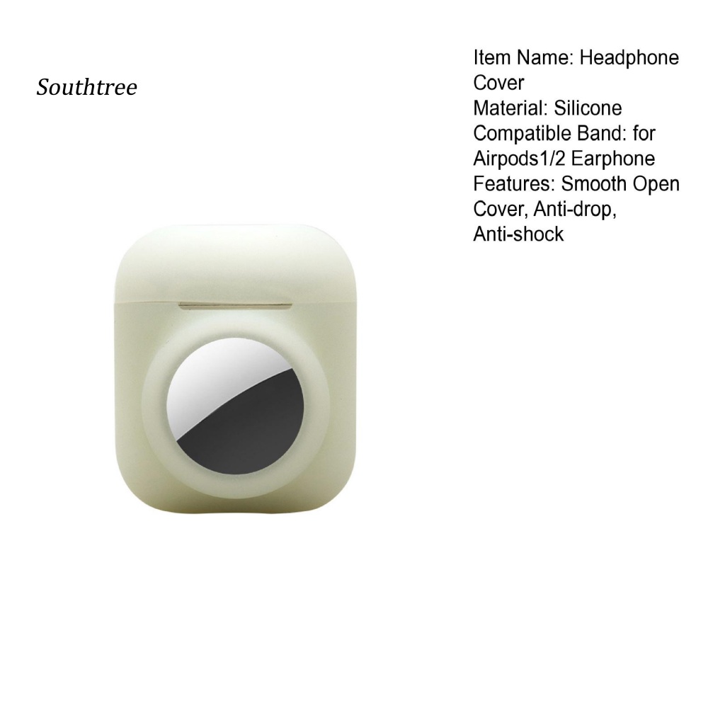 Vỏ Bảo Vệ Hộp Sạc Tai Nghe Bluetooth Airpods1 / 2 Có Đệm Khí Chống Sốc Không Tháo Rời