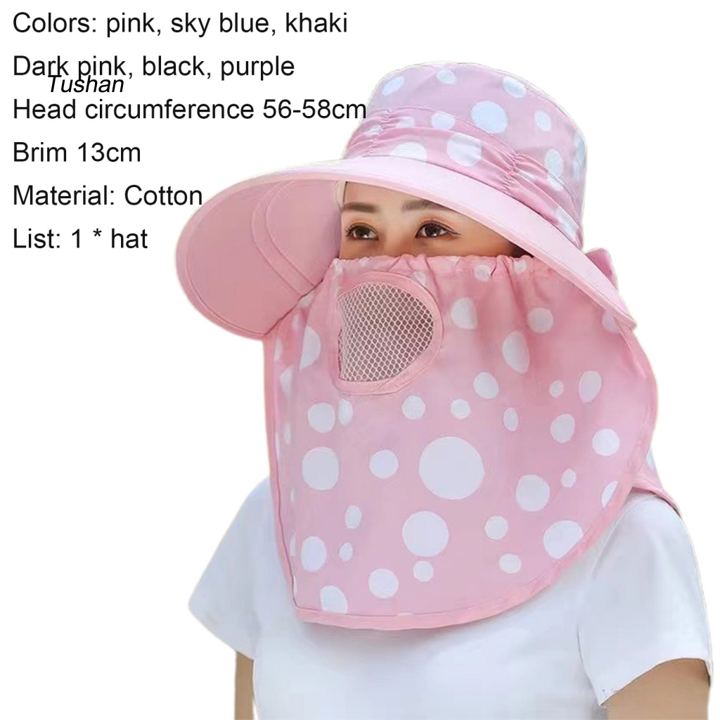 Mũ Rộng Vành Chống Nắng Chất Liệu Cotton Có Thể Gấp Gọn Thời Trang Đi Biển Cho Nữ