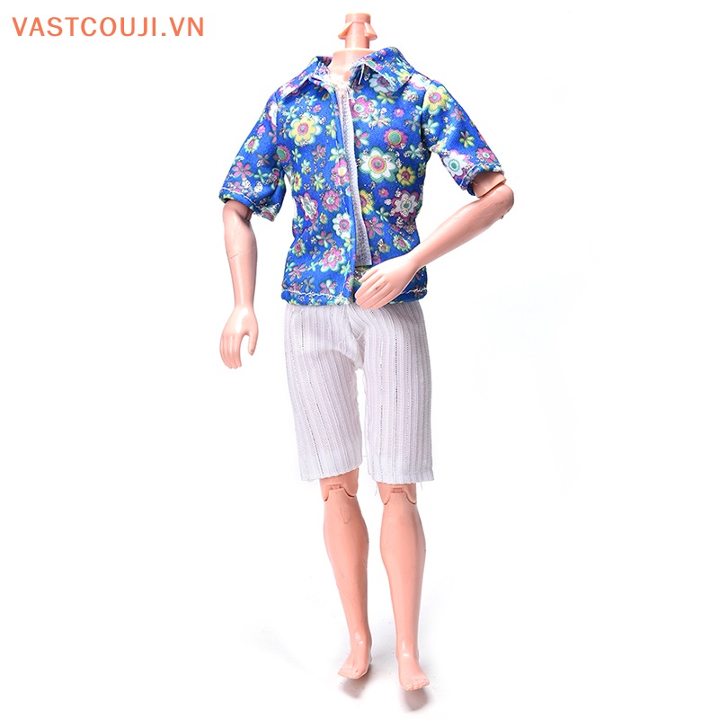 Bộ Đồ Họa Tiết Hoa Xinh Xắn Cho Búp Bê Ken