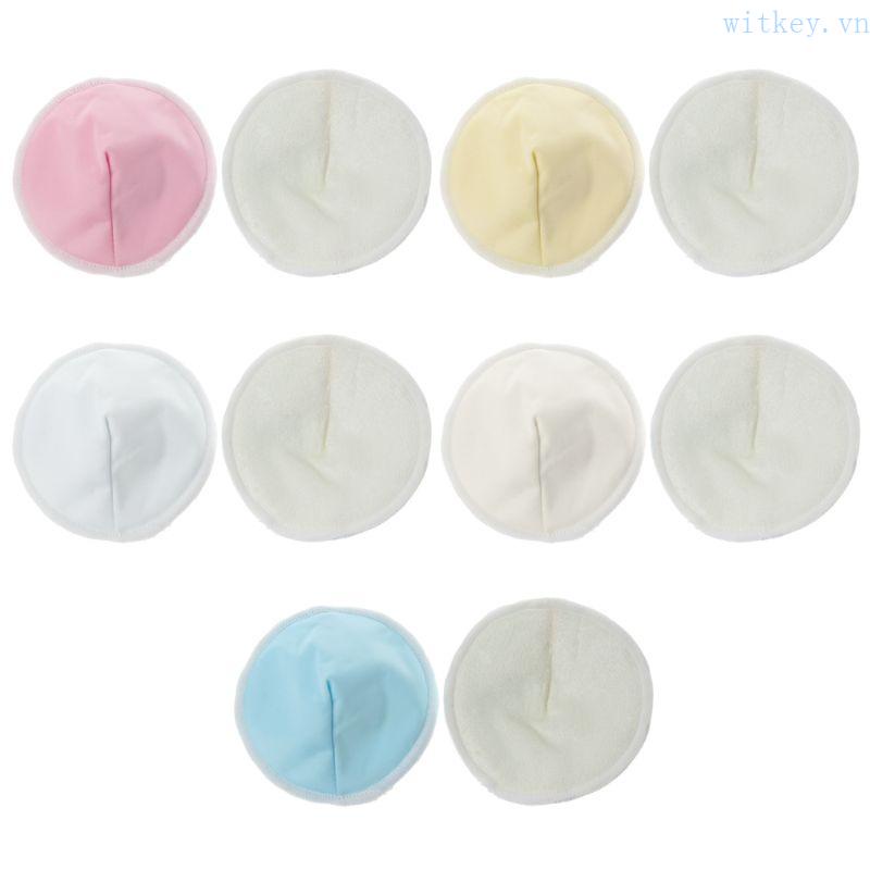 Bộ 2 Miếng Lót Ngực Thoáng Khí Chống Tràn Có Thể Giặt Sạch Tiện Dụng Cho Mẹ Bầu