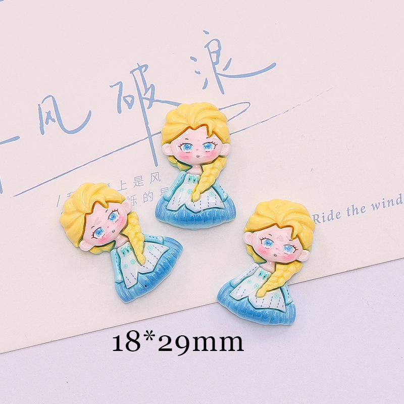 Charm Trang Trí Hình Công Chúa DJSNEY Cute | DIY Trang Trí Ddeco Ốp Điện Thoại, Kẹp Tóc, Tủ Lạnh