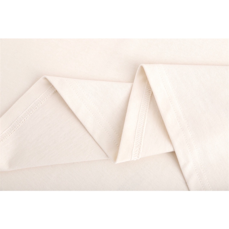 G &amp; CI Áo Thun Ngắn Tay Thêu Họa Tiết Cầu Lông Cổ Điển Thời Trang