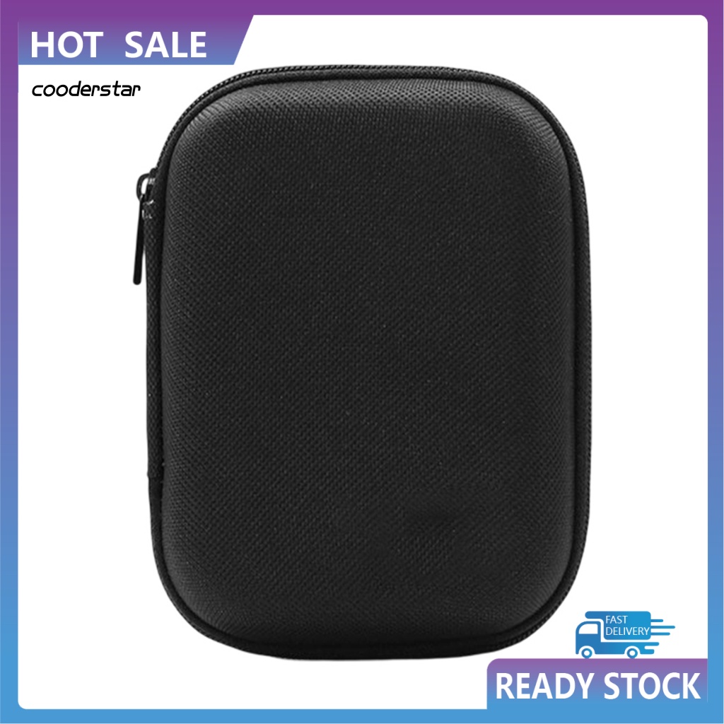 Túi Lưới Tròn / Vuông / Chữ Nhật Bằng EVA Cứng Đựng Dây Cáp Tai Nghe Cho Du Lịch