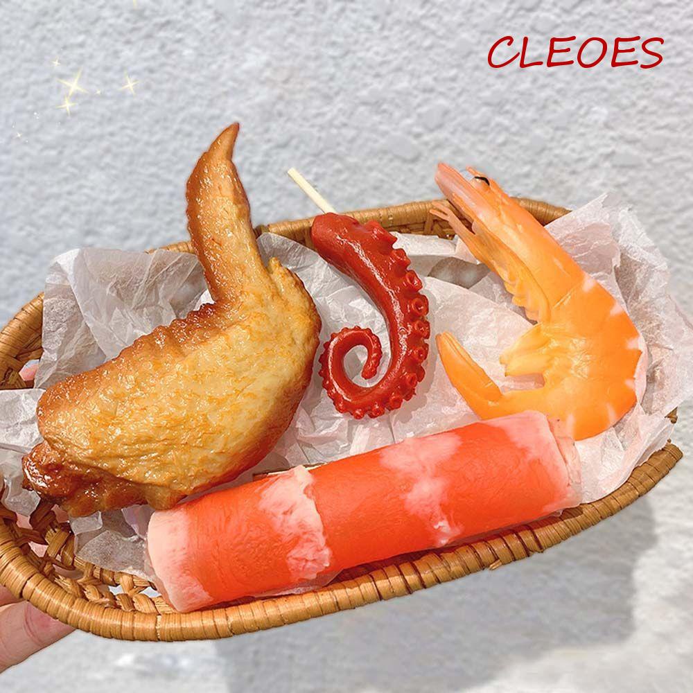 Cleoes Kẹp Tóc Bằng Hợp Kim Hình Thức Ăn Nhanh Độc Đáo Phong Cách Hàn Quốc Cho Nữ