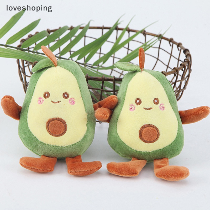Móc Khóa Hình Quả Bơ Nhồi Bông Dễ Thương