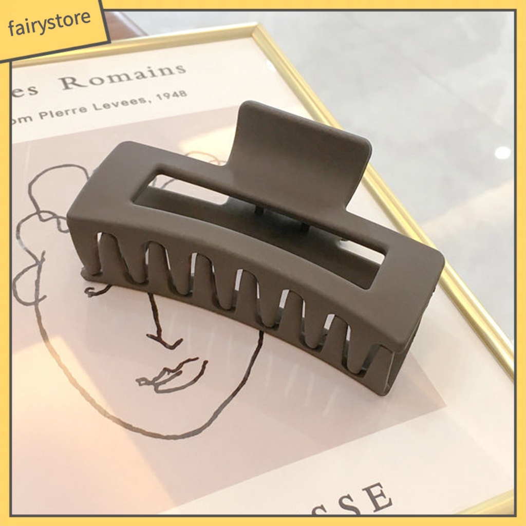 Kẹp Tóc Càng Cua Hình Vuông Lớn Chống Mài Mòn Đơn Giản