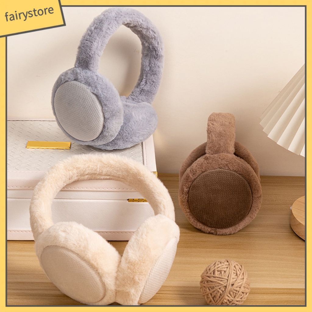 Bông Chụp Tai Giữ Ấm Chống Ngã Màu Sắc Trơn Co Giãn Tốt Có Thể Điều Chỉnh Dành Cho Nam Và Nữ