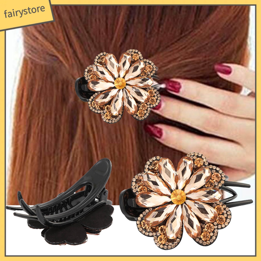 Kẹp Tóc Đính Đá Lấp Lánh Dành Cho Nữ