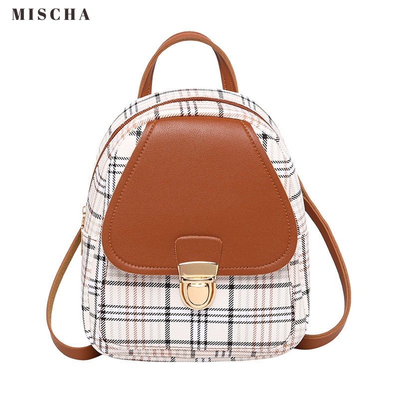 Ba Lô Da pu Màu Trơn Đơn Giản Thời Trang Cho Nữ