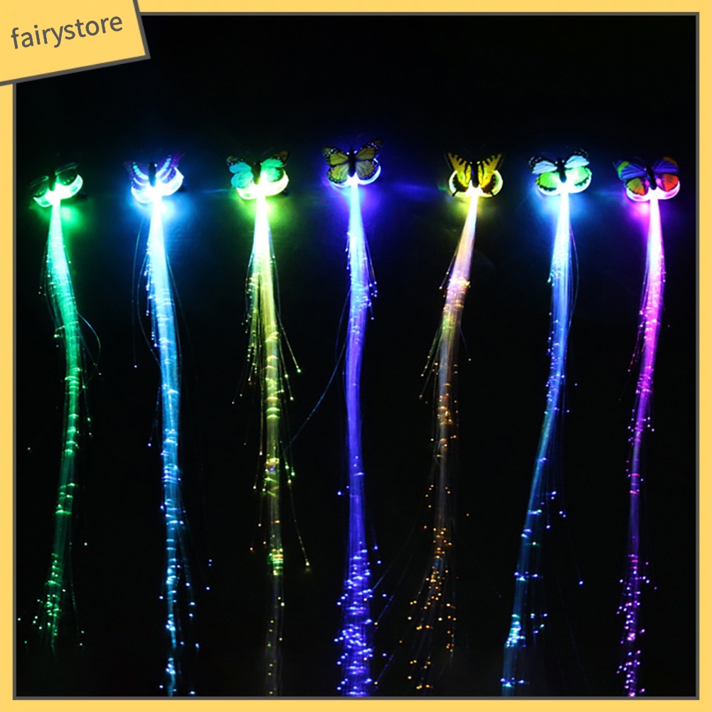 Kẹp Tóc Bướm Có Đèn LED Phát Sáng Độc Đáo