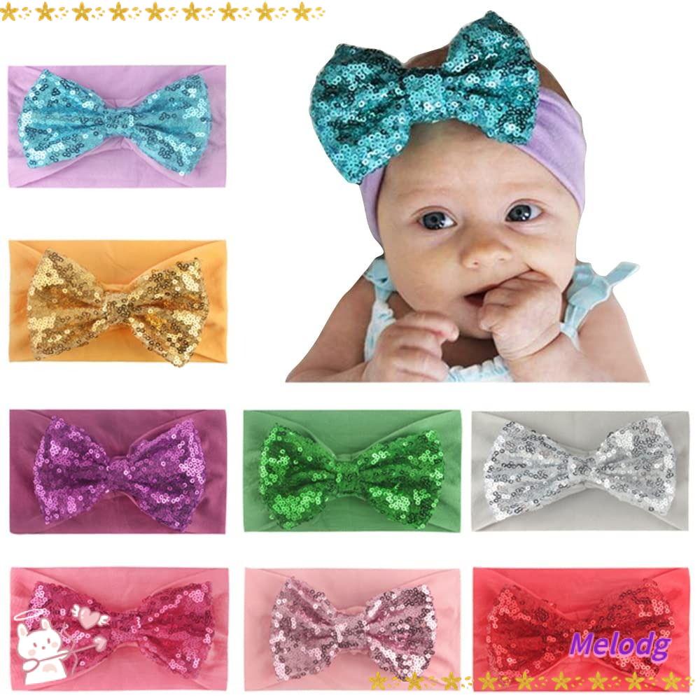 Băng Cài Đầu Bằng Nylon Thắt Nơ Cho Bé Sơ Sinh