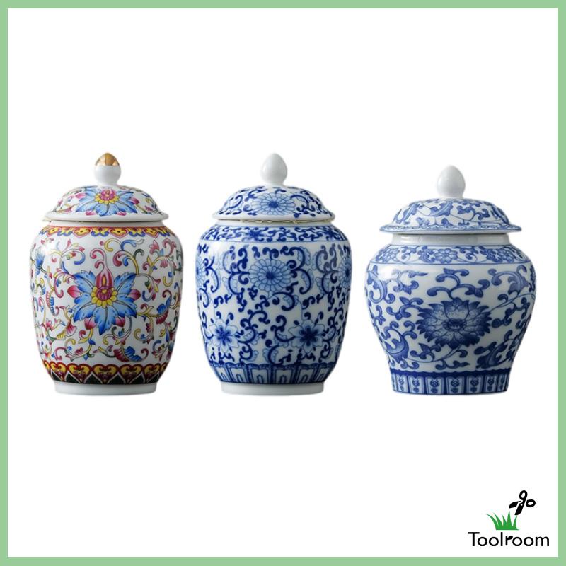 Lọ Gốm Đựng Trà Có Nắp Đậy Tiện Dụng