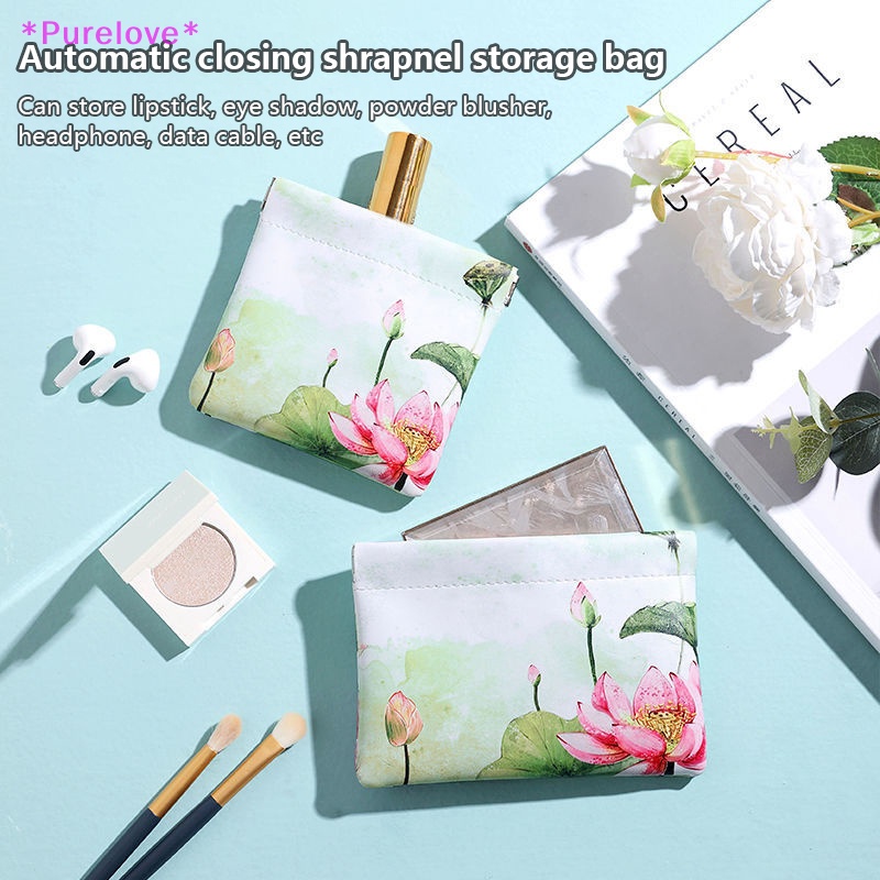 Túi Đựng Dây Cáp Tai Nghe USB Tự Đóng Tiện Dụng Mới