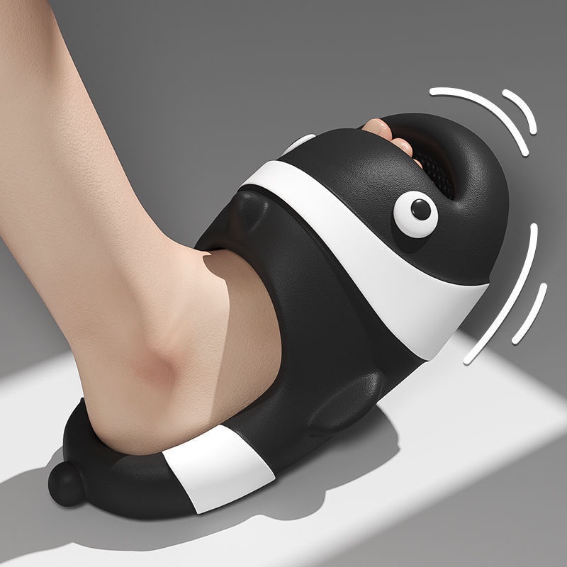 Ms Dép Đi Trong Nhà Tắm Đế Dày Mềm Mại Hình Cá Hề Dễ Thương Có Thể Mang Ngoài Trời Cho Cặp Đôi