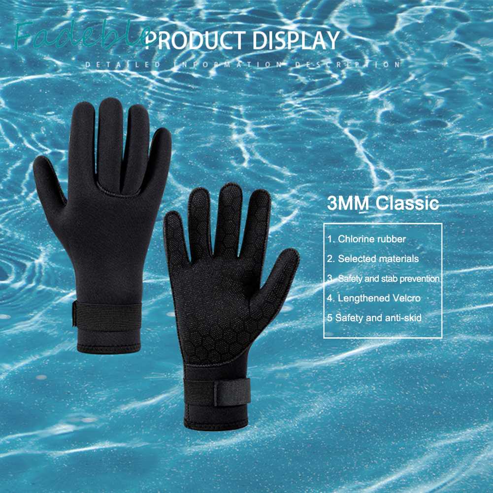 Găng Tay Thể Thao Neoprene Co Giãn Thoải Mái Khi Bơi Lội