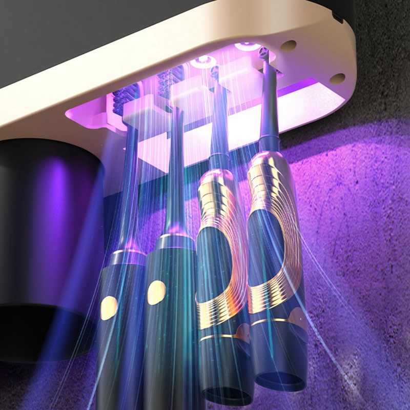 Giá Đỡ Bàn Chải Đánh Răng Gắn Tường Không Cần Đục Lỗ Chống Thấm Nước Tiện