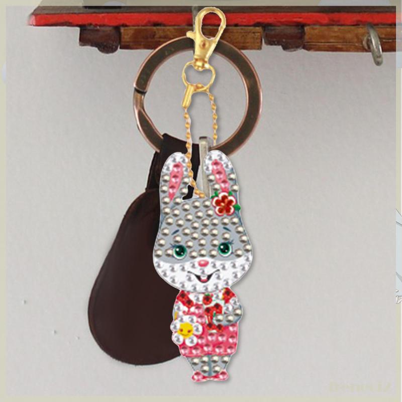 2x Móc Khóa #DIY Móc Khóa Hình Trứng Phục Sinh Dễ Thương Charms
