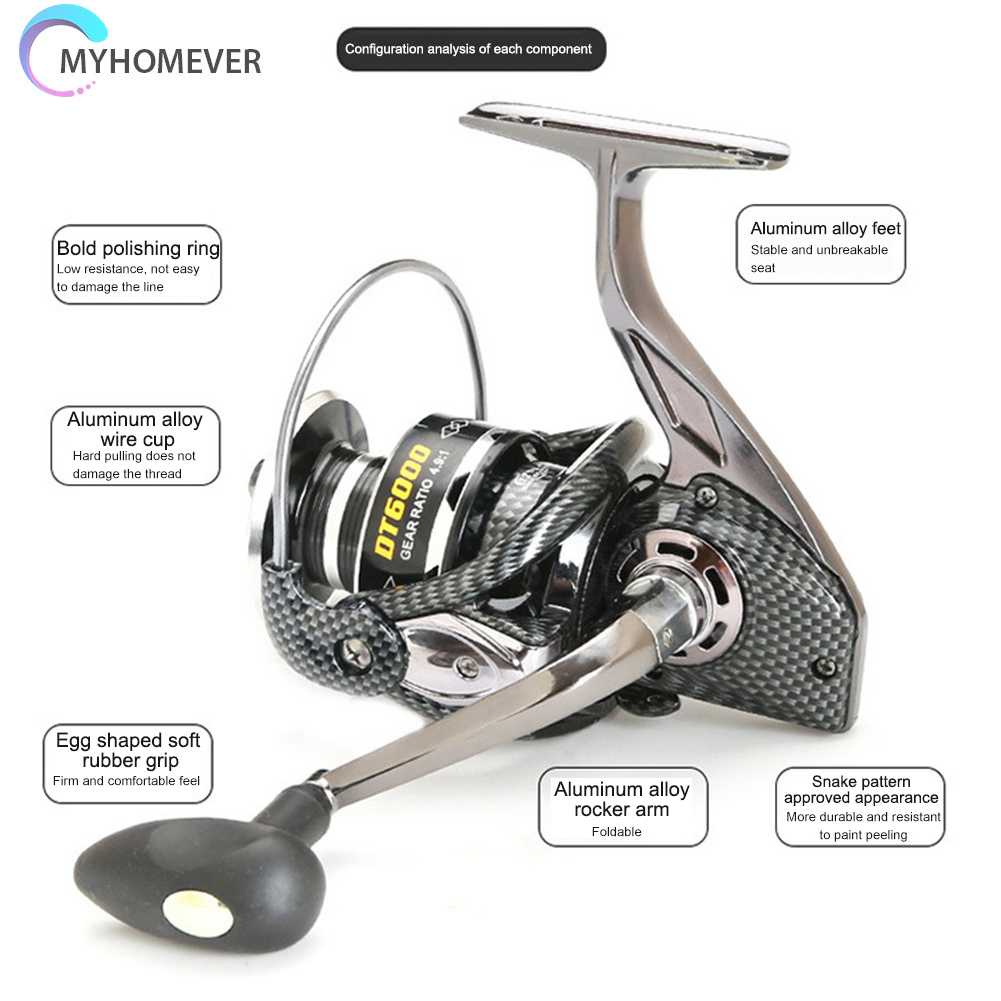 Guồng Quay Câu Cá 5.2 / 1 Bằng Kim Loại Toàn Diện