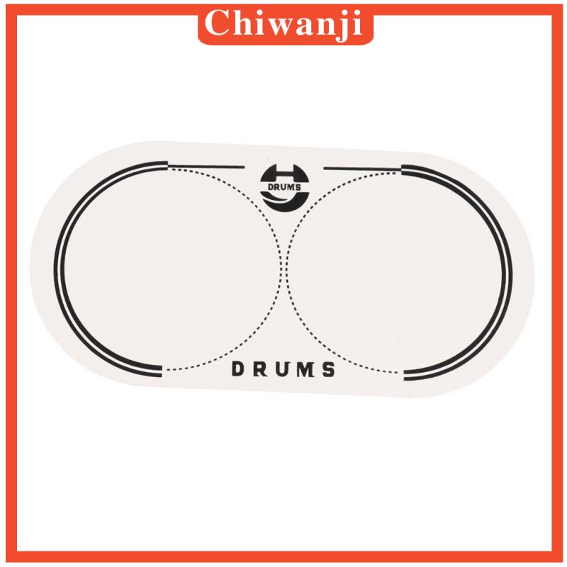 Miếng Vá Trống Bass Đôi Màu Trắng Chuyên Dụng Chất Lượng Cao