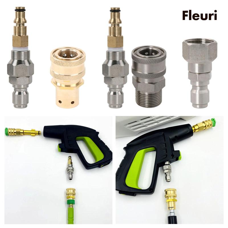 Đầu Nối Vòi Nước Áp Suất Cao 3 / 8 '' Chuyên Dụng Rửa Xe Hơi / Nhà Bếp