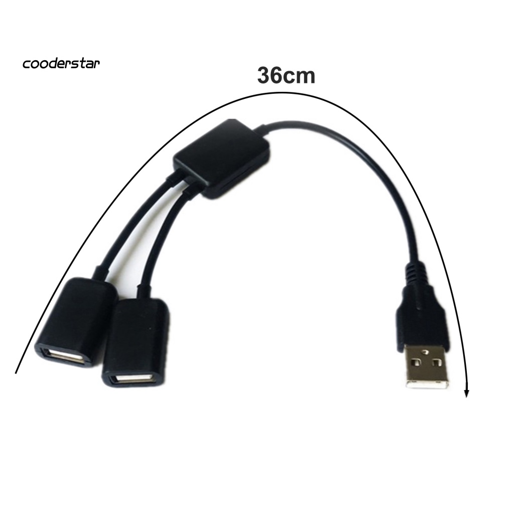 Dây Cáp Chia Cổng USB 1 Ra 2 Cổng USB Cho Máy Tính