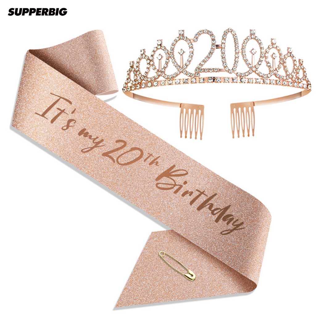 Vương Miện Thắt Dây Ruy Băng Đáng Yêu Cho Tiệc Sinh Nhật