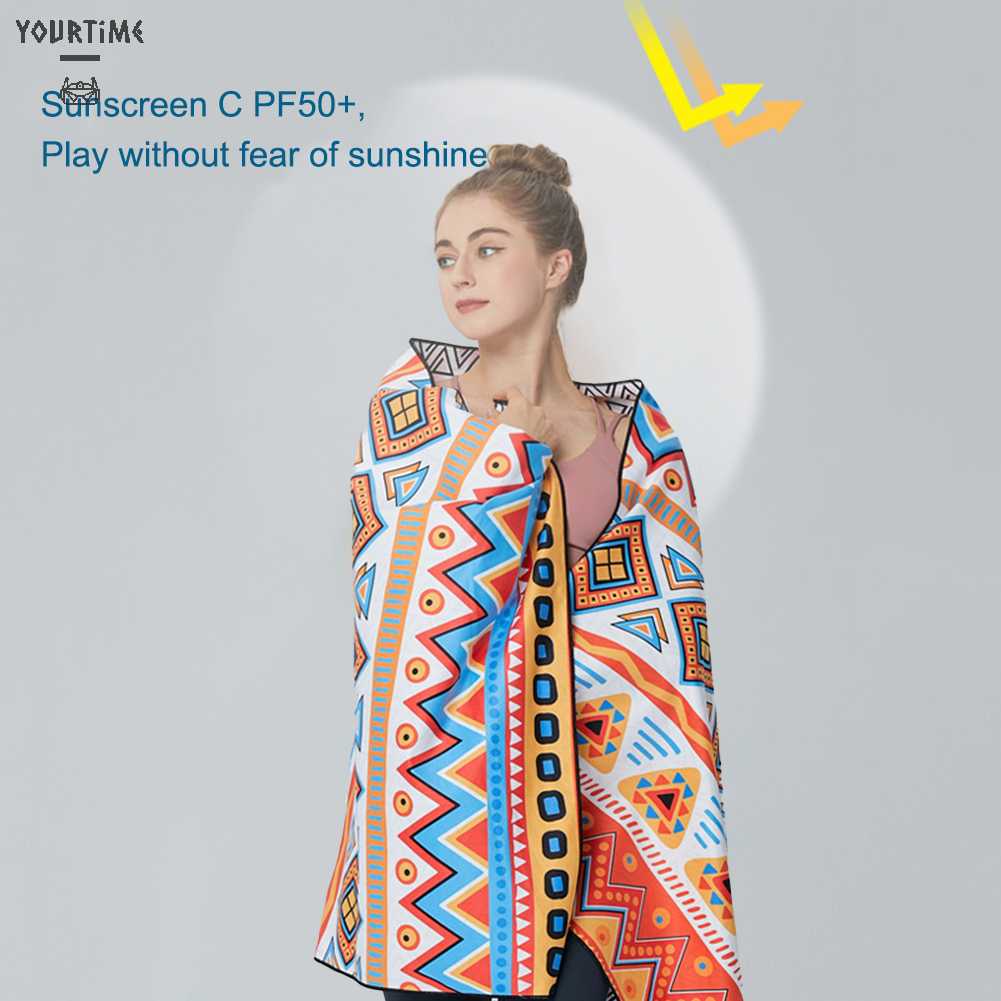 Khăn Tắm Bằng Sợi Micro Thấm Hút Tốt Có Thể Gấp Gọn Tiện Dụng Mang