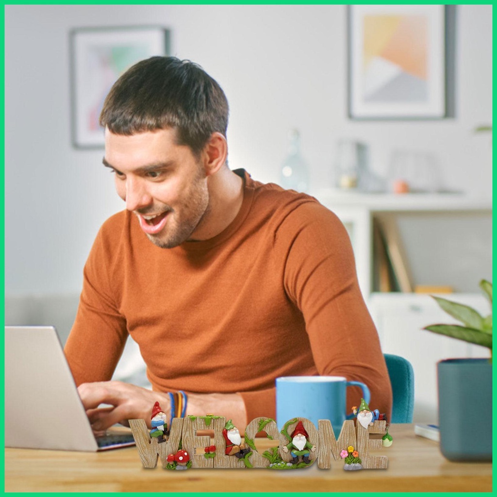 Gnome Tượng Hình Chú Lùn Dễ Thương Dùng Trang Trí Sân Vườn