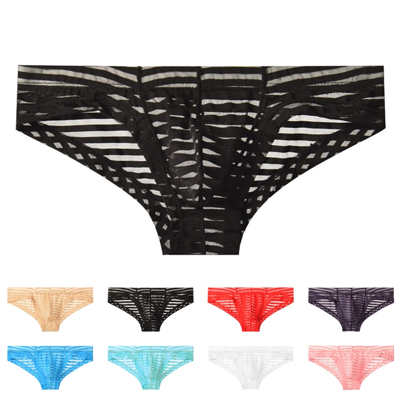 Quần Lót Boxer Nam Dạng Lưới Siêu Mỏng Thoáng Khí