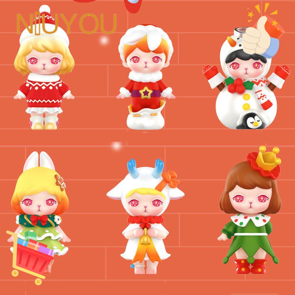 Mô Hình Nhân Vật Hoạt Hình Mini Trang Trí Tiệc Năm Mới