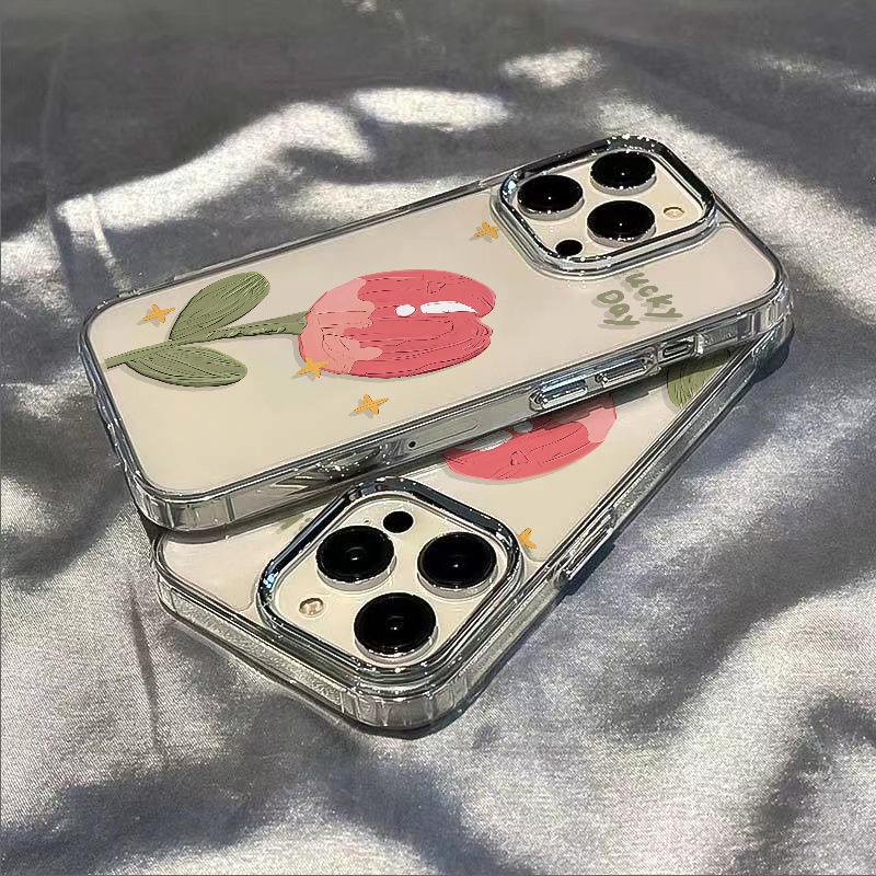 ✅Ốp Điện Thoại Mềm Chống Sốc Họa Tiết Hoa Đơn Giản Cho Iphone 13max / Star 711plus Safflower 8 14proiPhone12