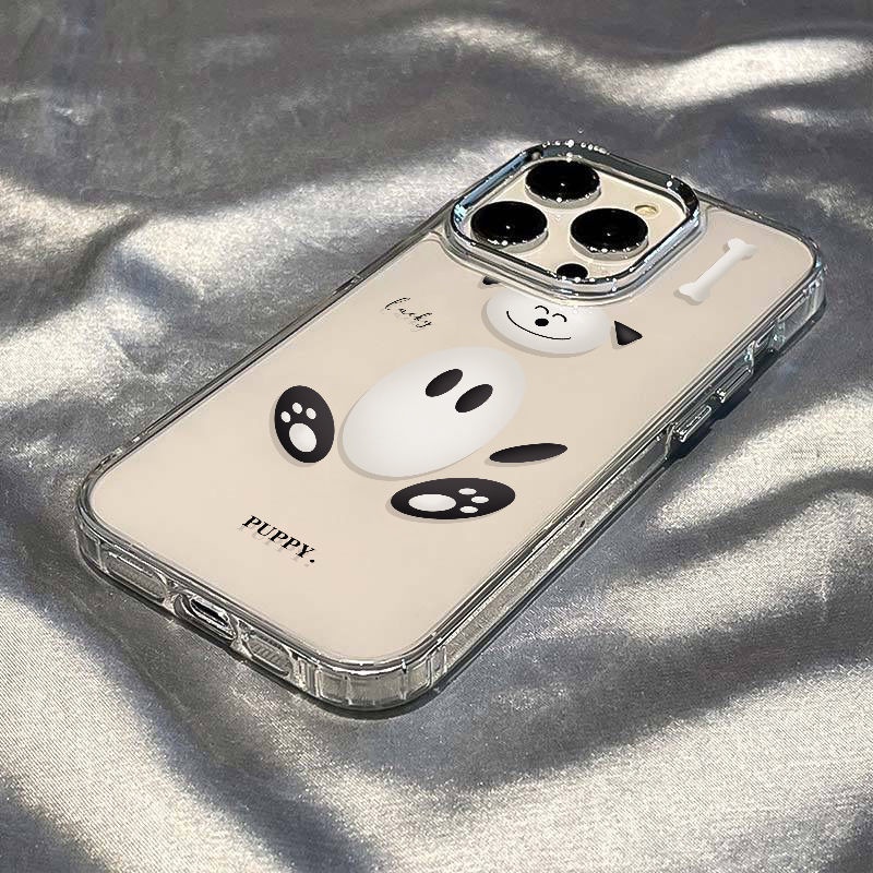 ✅Ốp Điện Thoại Mềm Chống Sốc In Hình Cún Dễ Thương Cho Iphone 711max8 xs 14Pro 12 13 / YEBB