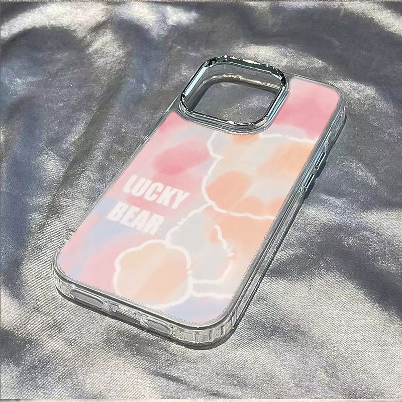 ✅Ốp Điện Thoại Dẻo In Hình Gấu Và Chữ Tiếng Anh Đơn Giản Chống Sốc Cho Iphone Xsmax 711 14pro 12138 P2LE