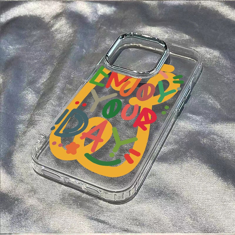 ✅Ốp Điện Thoại Mềm Chống Sốc In Chữ Tiếng Anh Đơn Giản Cho Iphone 14promax / Apple iPhone12813plus 7 11ins