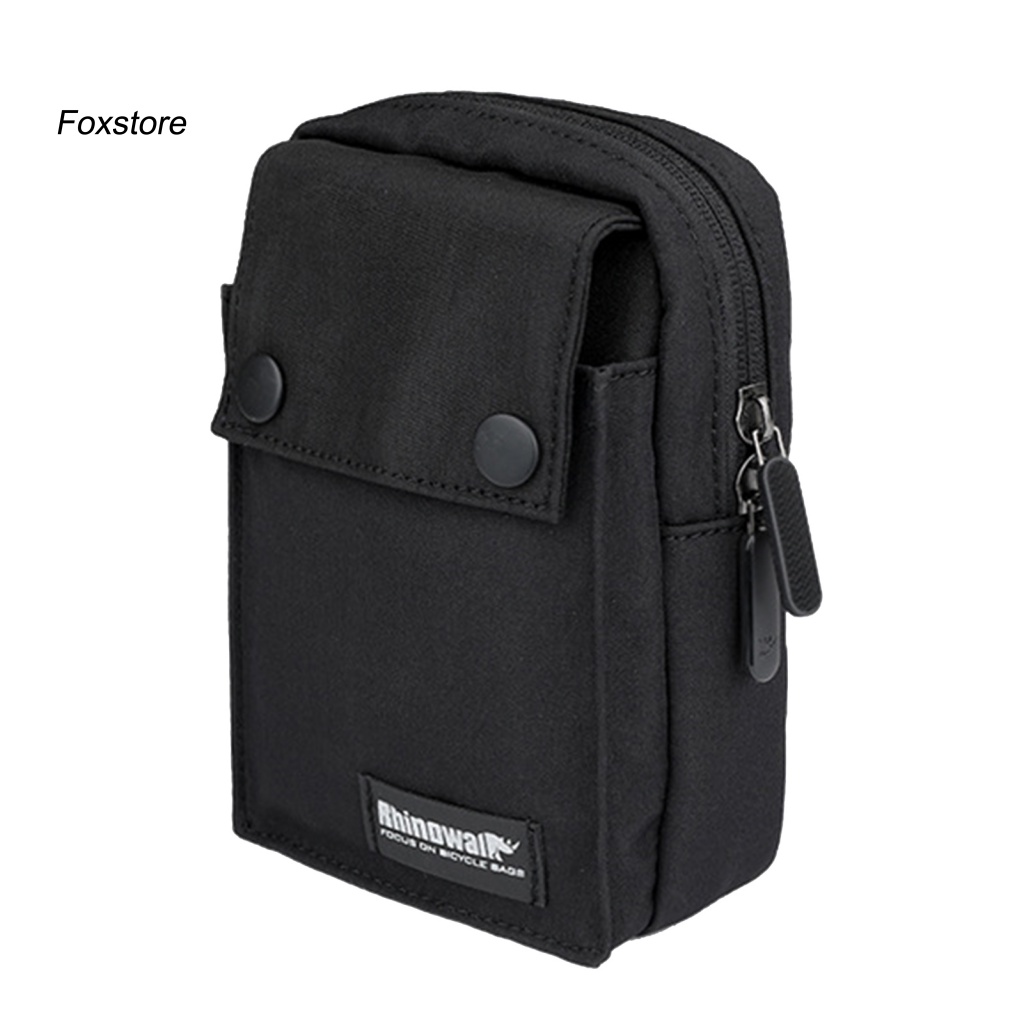 Túi Đựng Đồ Màu Đen / Xám Gắn Tay Lái Xe Đạp Tiện Dụng