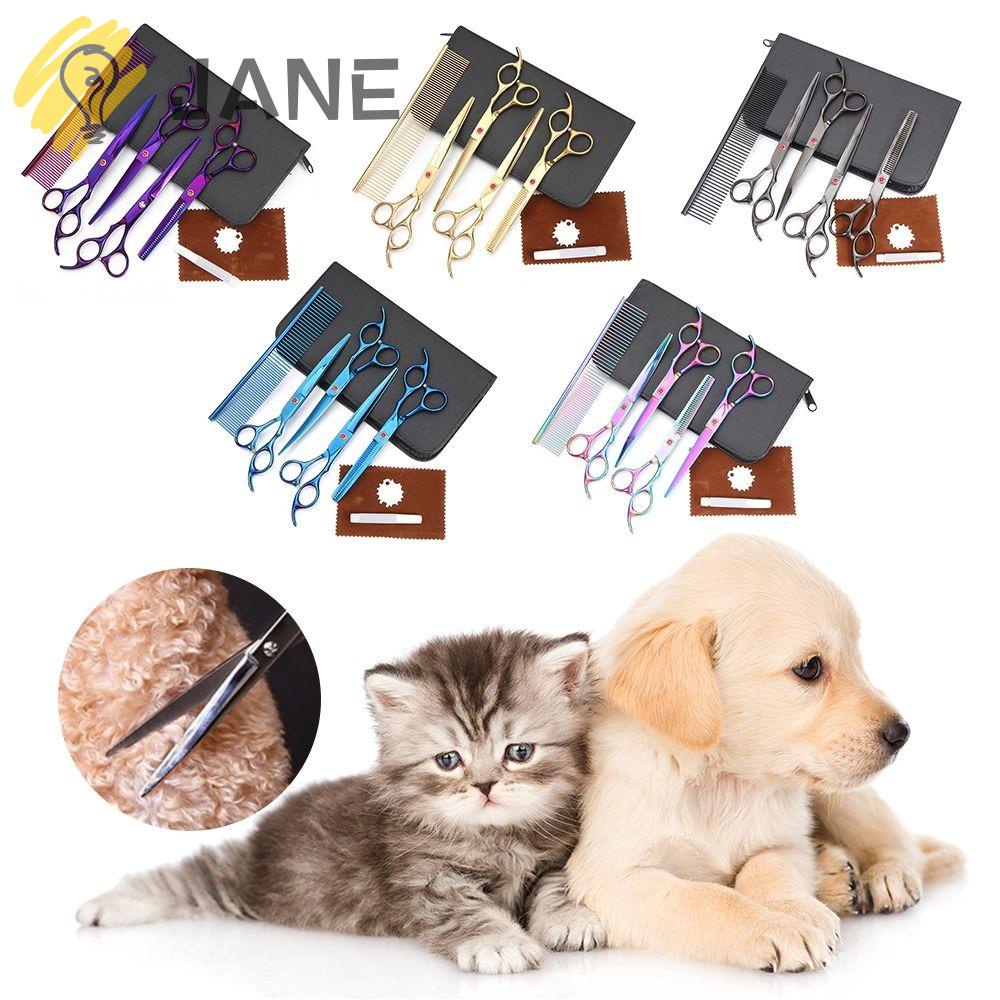 Bộ 4 Kéo Cắt Tỉa Lông Thú Cưng 6 / 7 Inch Tiện Dụng