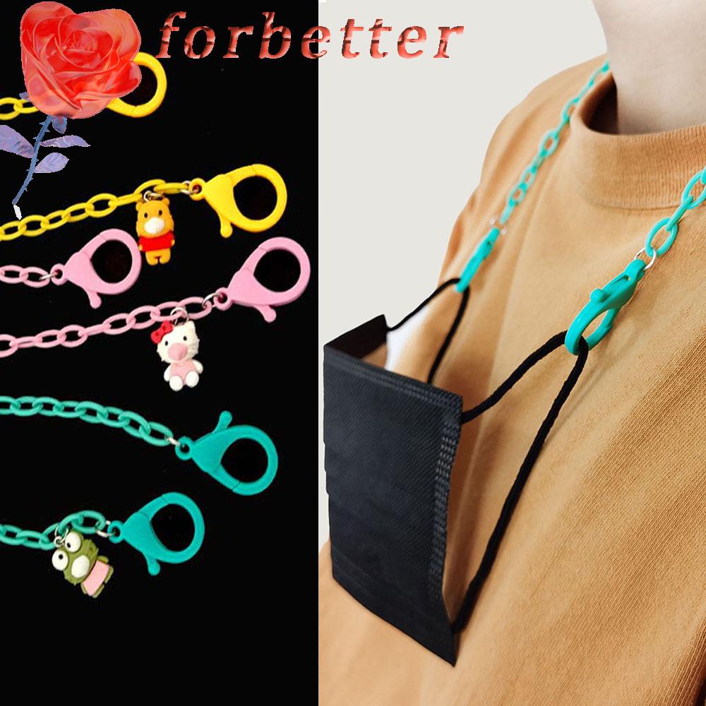 Dây Đeo Mắt Kính Bằng Nhựa Hình Gấu Nâu / Thỏ / Mèo Kitty / Ếch Thời Trang Cho Học Sinh