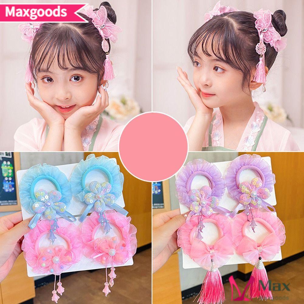 Dây Cột Tóc Co Giãn Bọc Vải Lông Dễ Thương Cho Bạn Gái