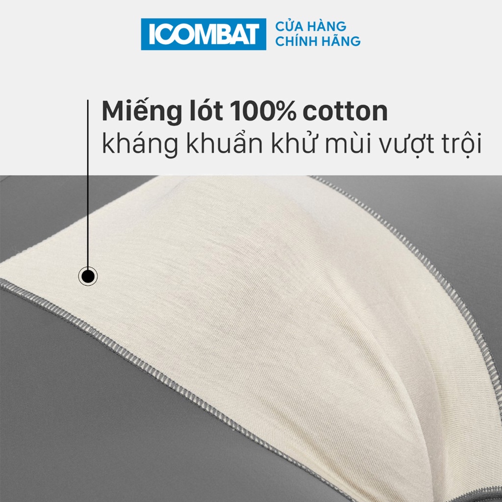 Combo 4-6 quần lót boxer nam iCOMBAT chất liệu lụa sữa SilkTek™ Bộ sịp đùi lụa lạnh không đường may