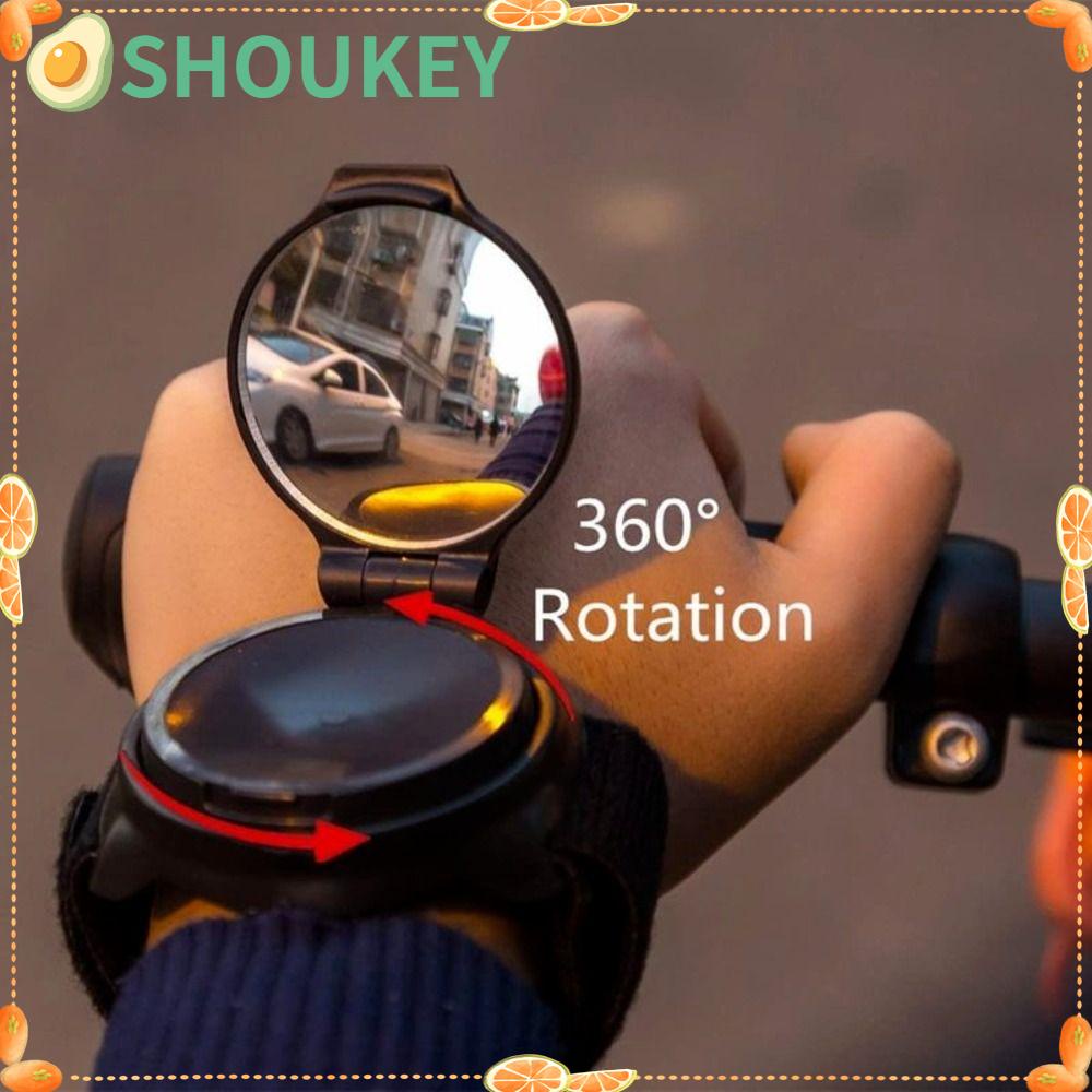 Gương Chiếu Hậu Có Dây Đeo Cổ Tay Phản Quang Dành Cho Xe Đạp SHOUKEY