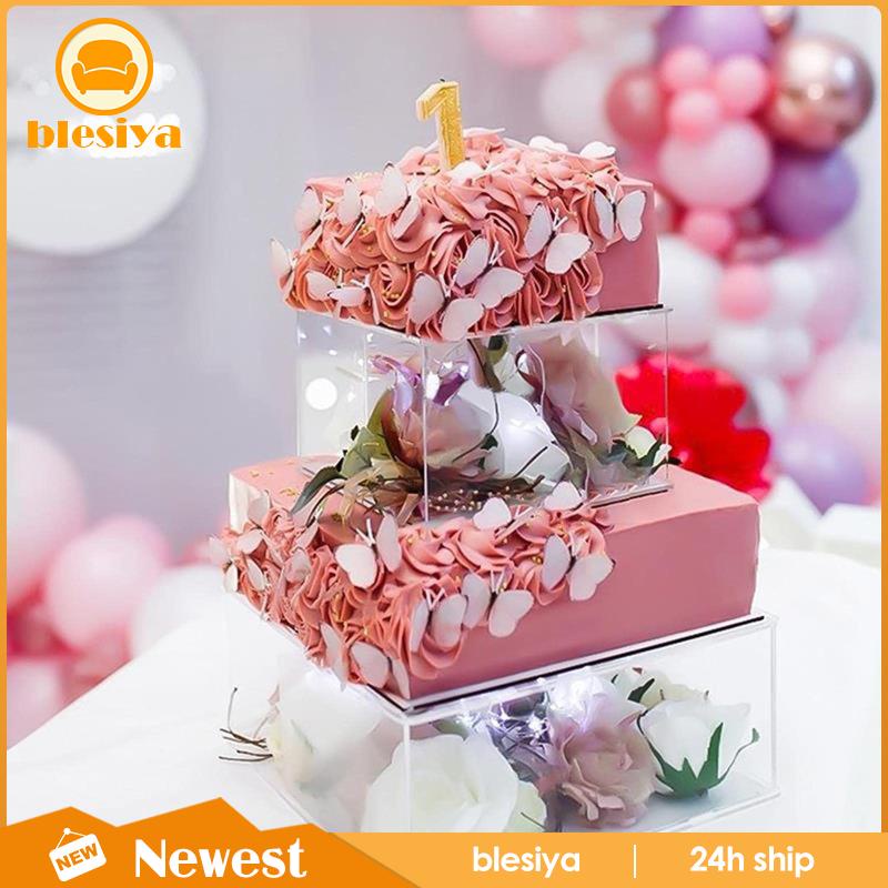 Giá Đỡ Trưng Bày Bánh Quy / Kẹo Mút Bằng Acrylic Trong Suốt DIY