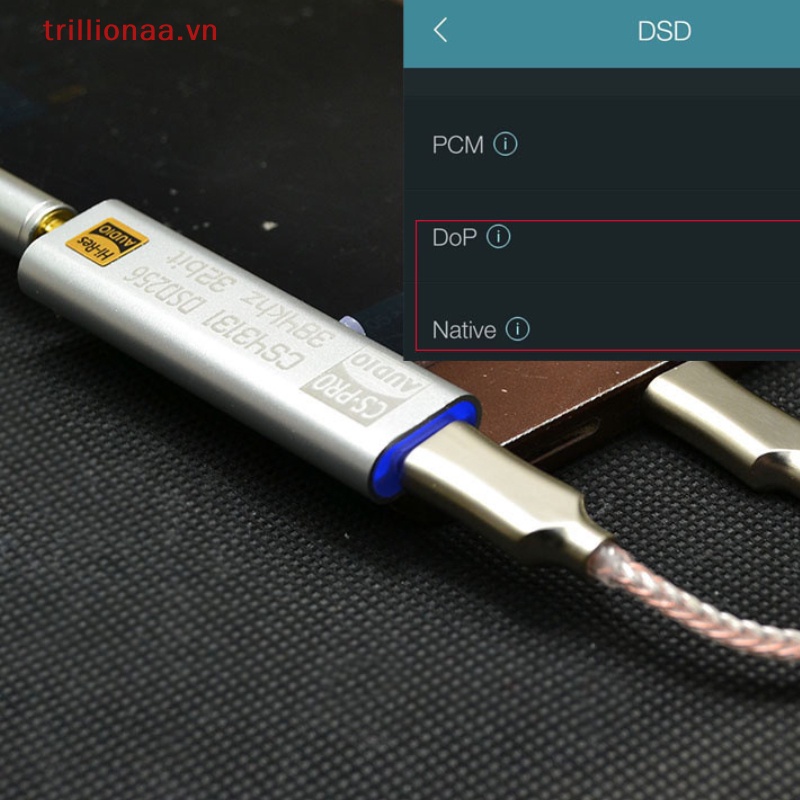 Bộ Khuếch Đại Âm Thanh Tai Nghe CS43131 HiFi Loại C Sang 3.5MM Chuyên Dụng Cho Máy Tính