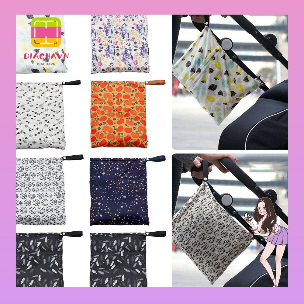 Túi Đựng Tã Lót Chống Thấm Nước Tiện Dụng Mang Đi Du Lịch