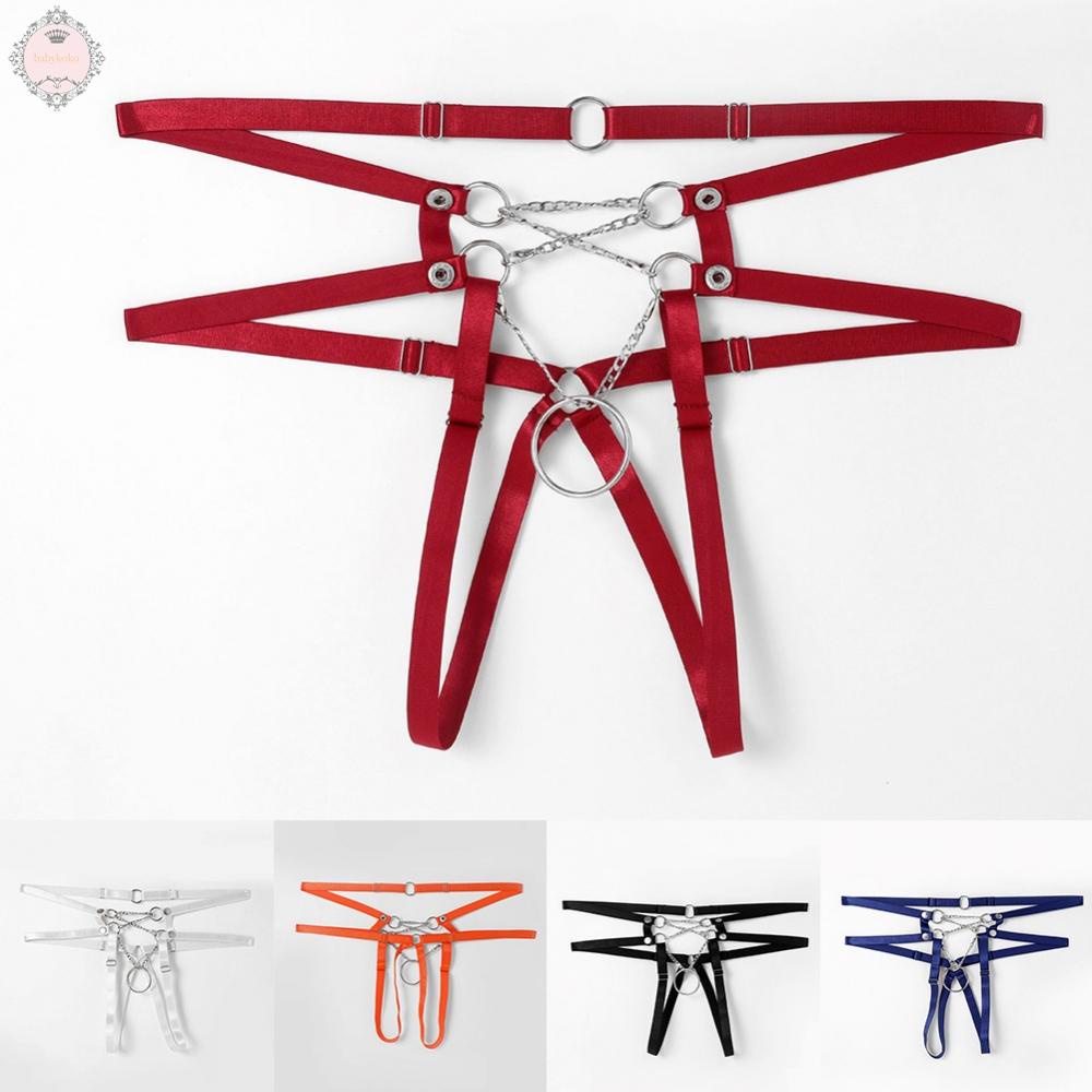 Mens Underwear Crotchless G-String Jockstrap Lingerie O Ring Hole Open Sheath