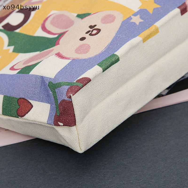 Túi Xách xo94bsyyu Vải Canvas In Họa Tiết Hoạt Hình Phong Cách Nhật Bản Cho Nữ