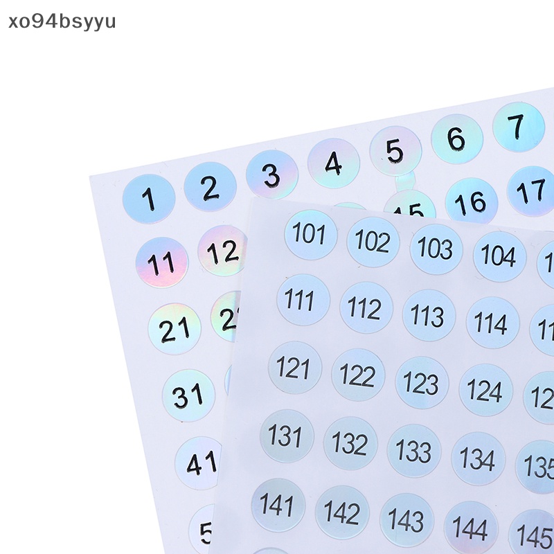 Nhãn Dán Số 1-200 Trang Trí Móng Tay Chống Thấm Nước Xo94Bsyu