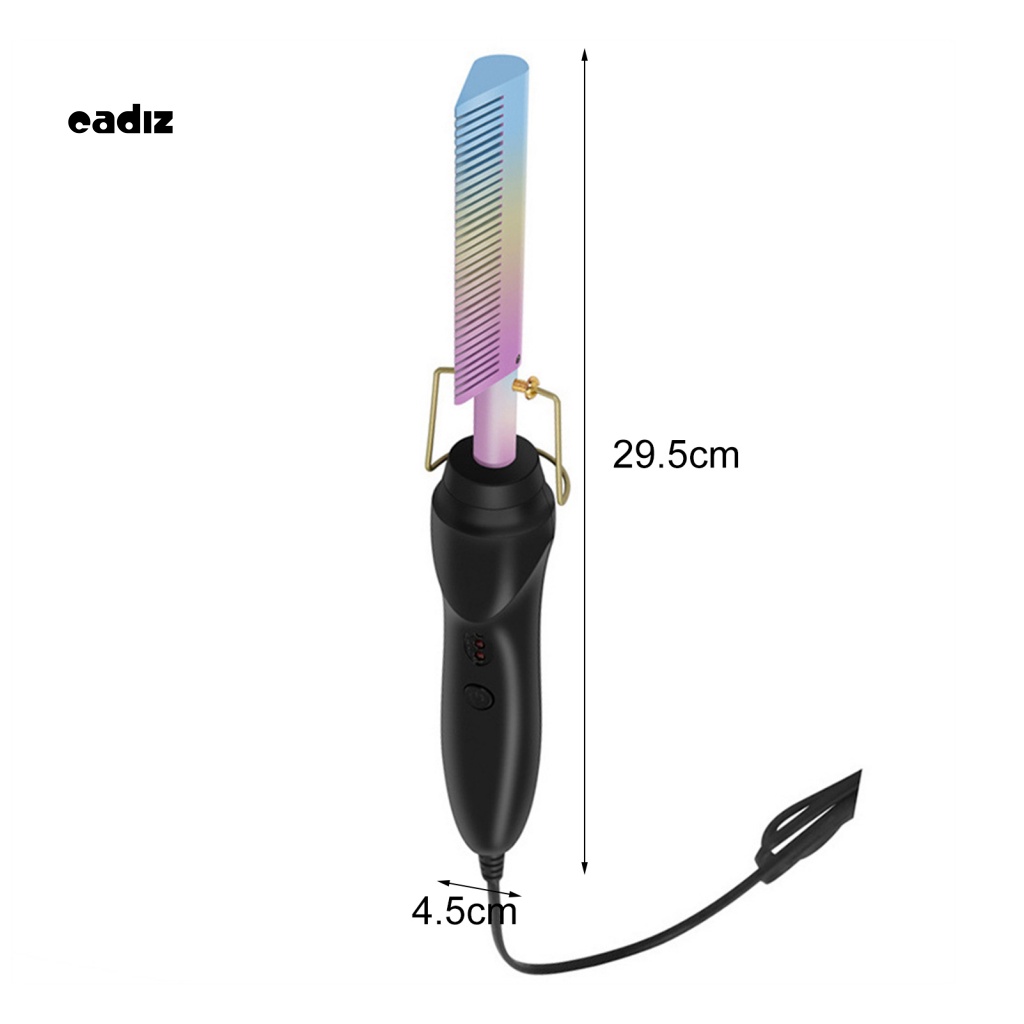 Lược Điện Chải Thẳng Tóc Đa Năng Bằng Hợp Kim Dễ Sử Dụng Cho Nữ